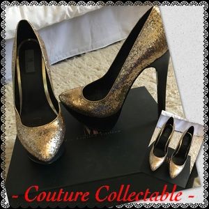 Gold MIA Limited Edition pumps